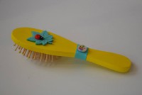 Escova de cabelo decorada